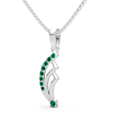 Cluster Gemstone Pendant