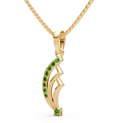 Cluster Gemstone Pendant