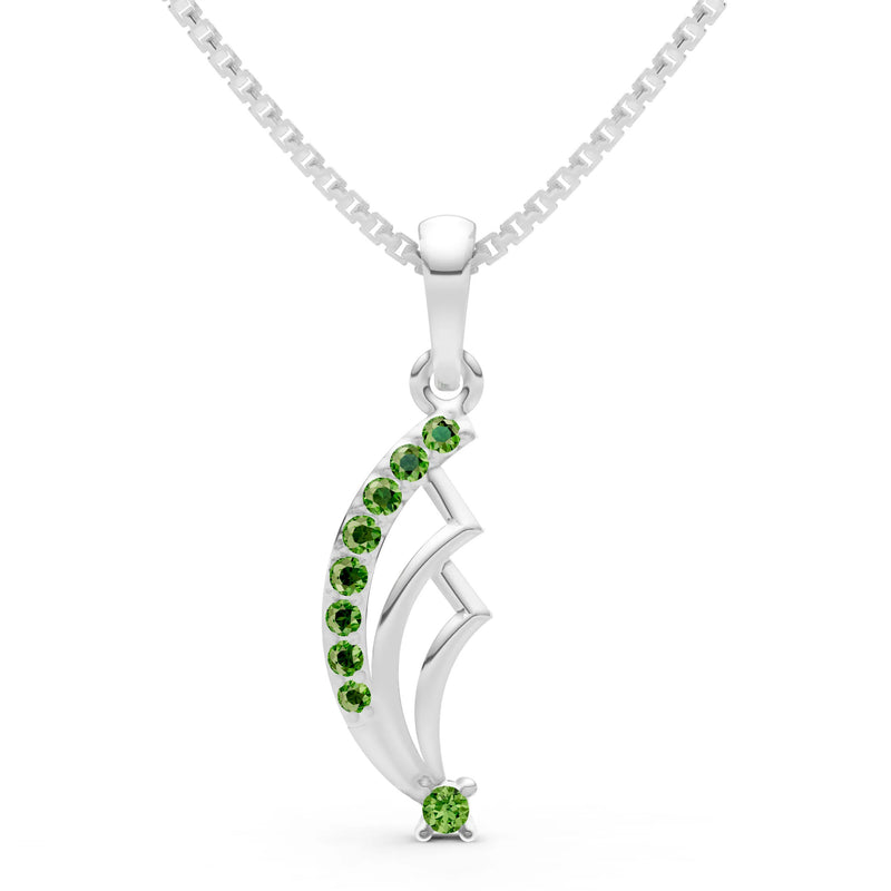 Cluster Gemstone Pendant