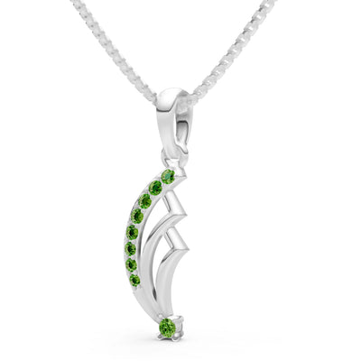 Cluster Gemstone Pendant