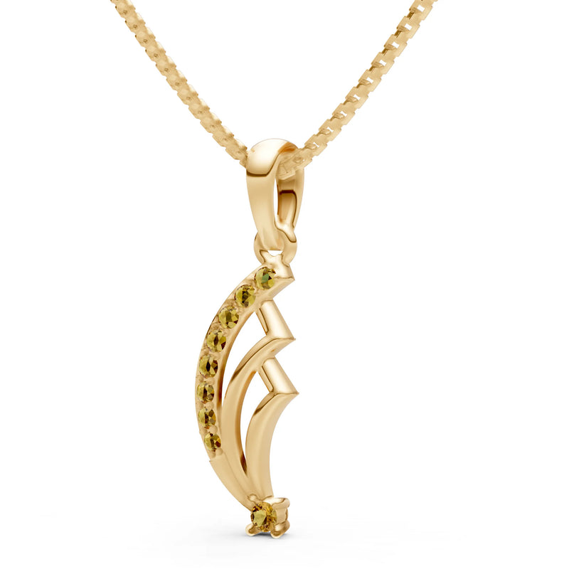 Cluster Gemstone Pendant