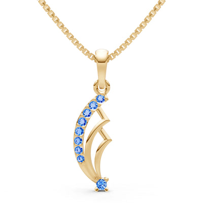 Cluster Gemstone Pendant