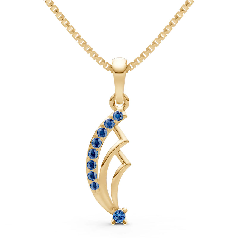 Cluster Gemstone Pendant