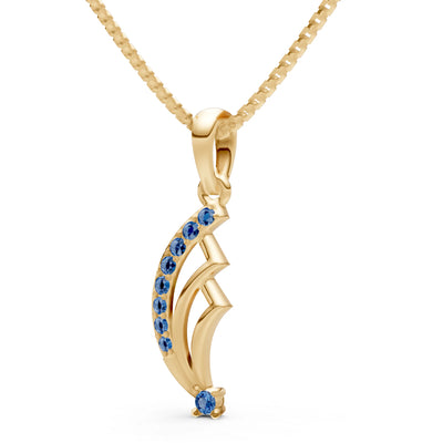 Cluster Gemstone Pendant