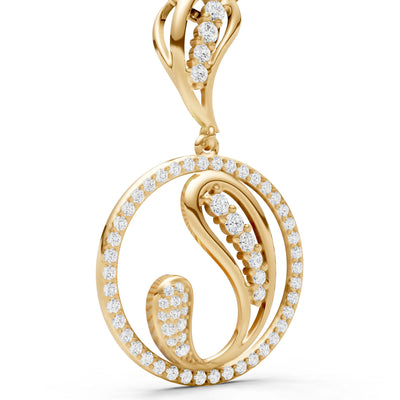 Halo Aura Surface Polish Pendant