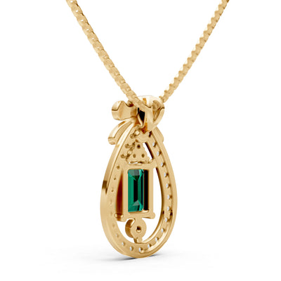 Profound Depth Ribbon Bow Pendant