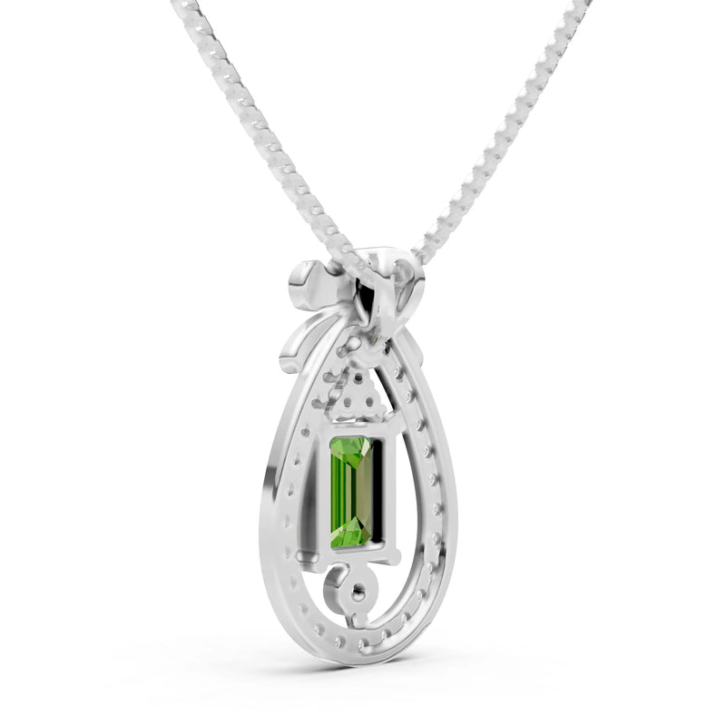 Profound Depth Ribbon Bow Pendant