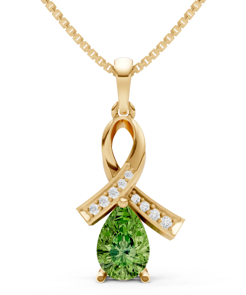 Peridot Drop Pendant