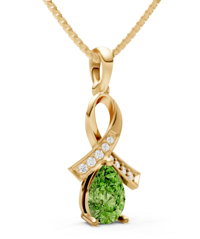 Peridot Drop Pendant