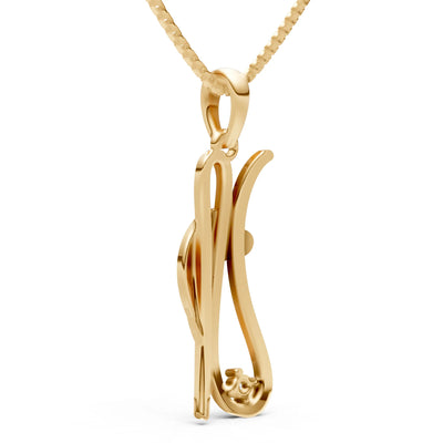 Abstract Embrace Pendant