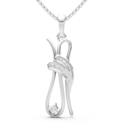 Abstract Embrace Pendant