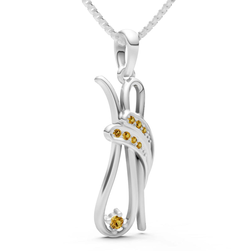 Abstract Embrace Pendant