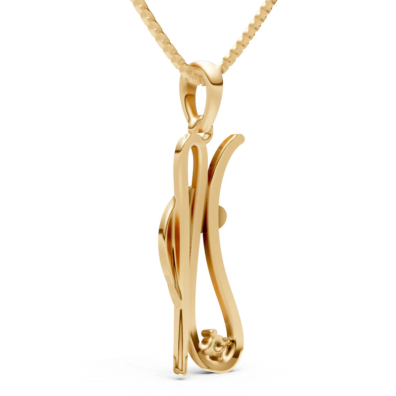 Abstract Embrace Pendant