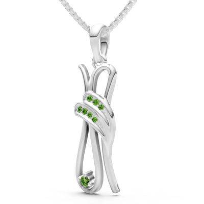 Abstract Embrace Pendant