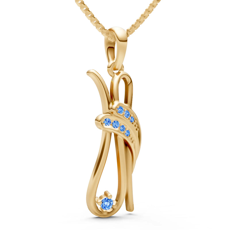 Abstract Embrace Pendant