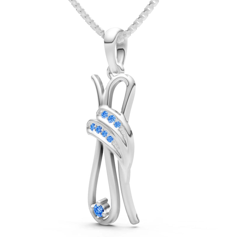 Abstract Embrace Pendant