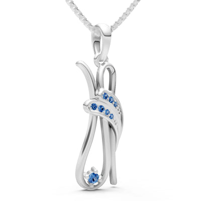 Abstract Embrace Pendant