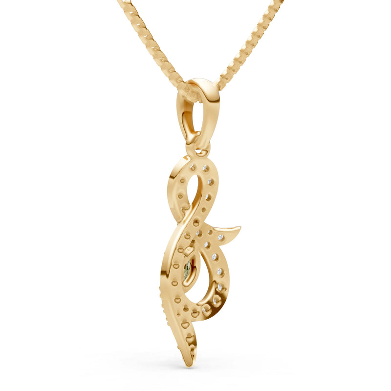 Peridot And Shape Pendant