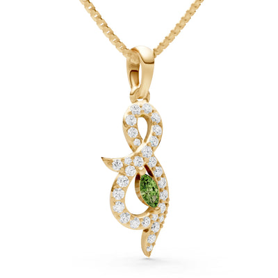 Peridot And Shape Pendant