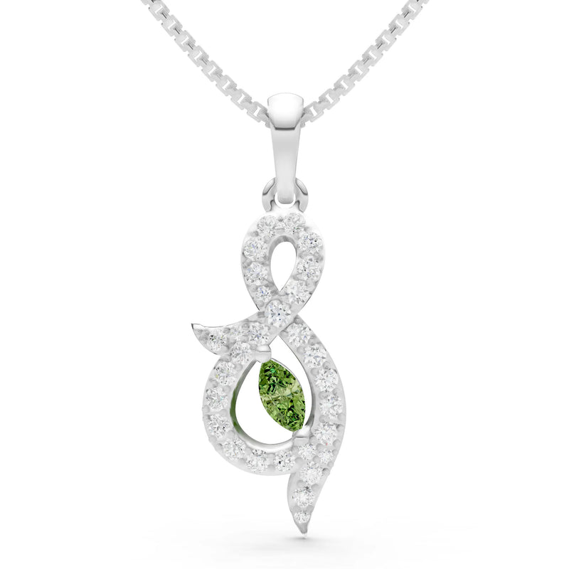 Peridot And Shape Pendant