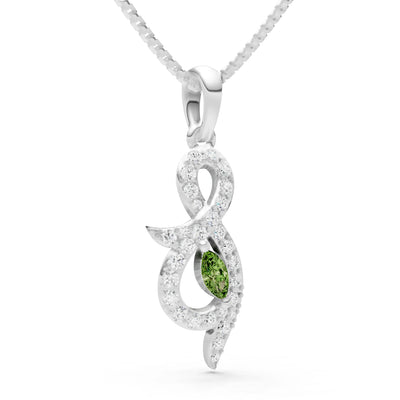 Peridot And Shape Pendant