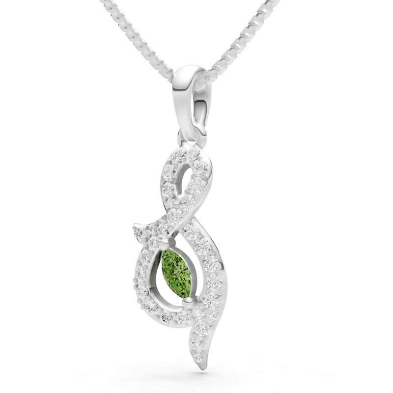 Peridot And Shape Pendant