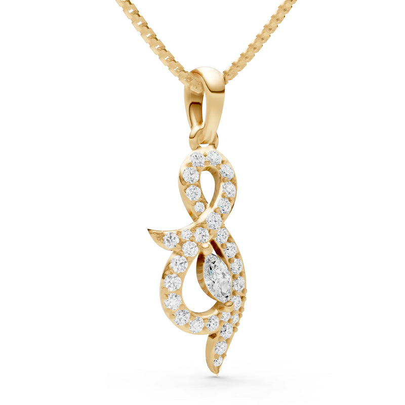 Diamond And Shape Pendant