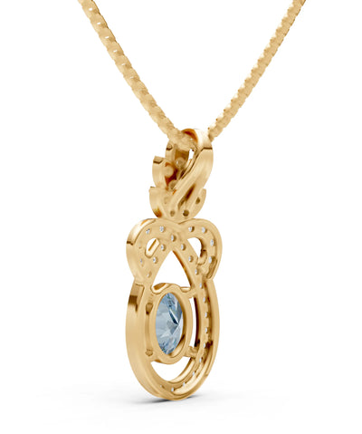 Regal Knot Oval Focus Splendor Pendant