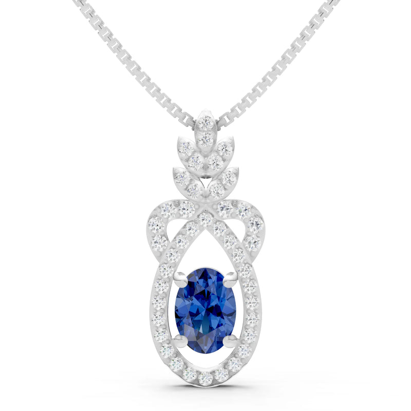Regal Knot Oval Focus Splendor Pendant