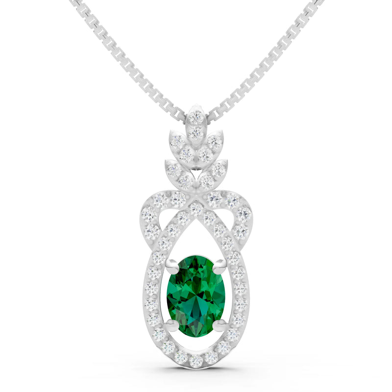 Regal Knot Oval Focus Splendor Pendant