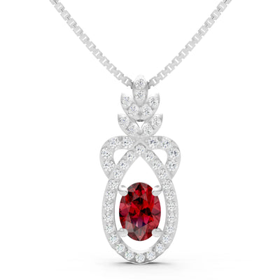 Regal Knot Oval Focus Splendor Pendant
