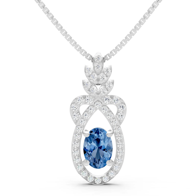 Regal Knot Oval Focus Splendor Pendant