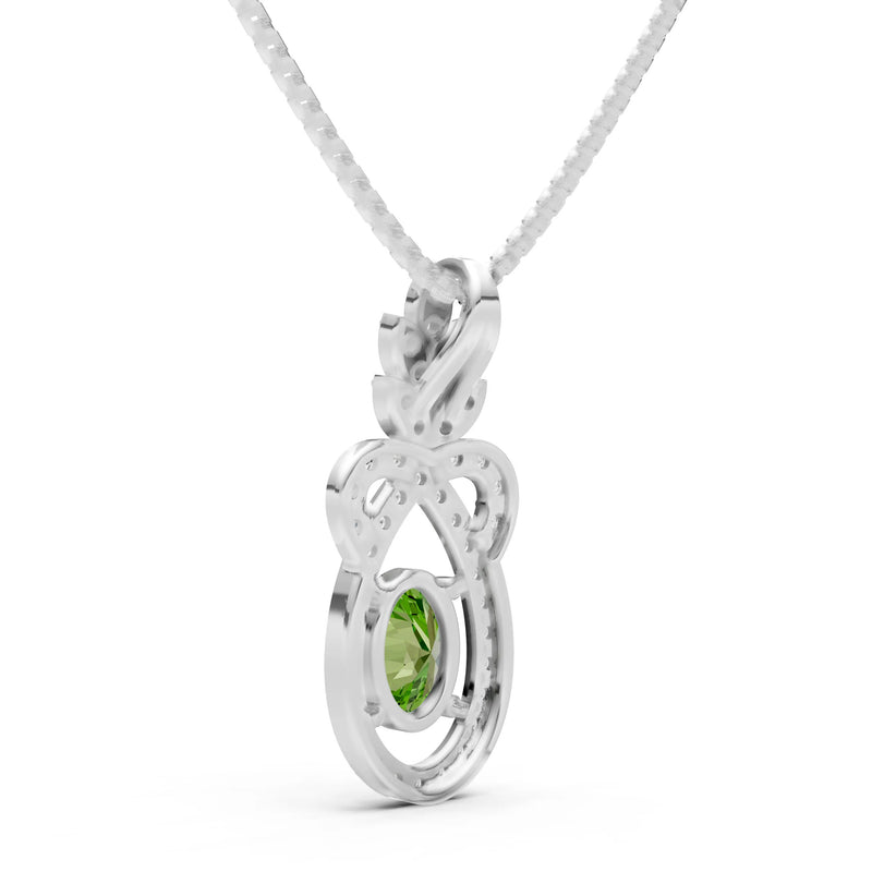 Regal Knot Oval Focus Splendor Pendant