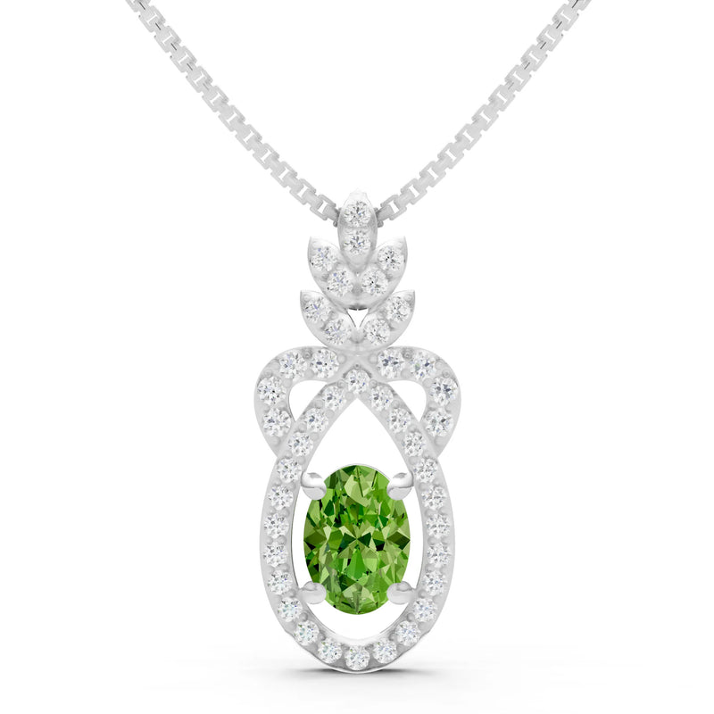 Regal Knot Oval Focus Splendor Pendant