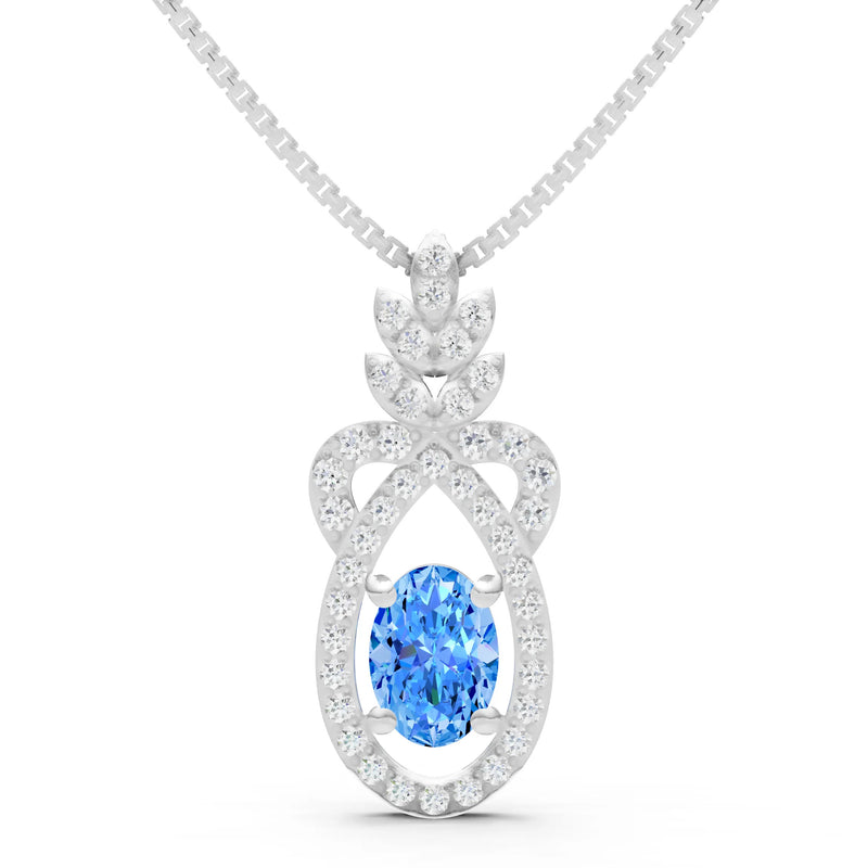 Regal Knot Oval Focus Splendor Pendant