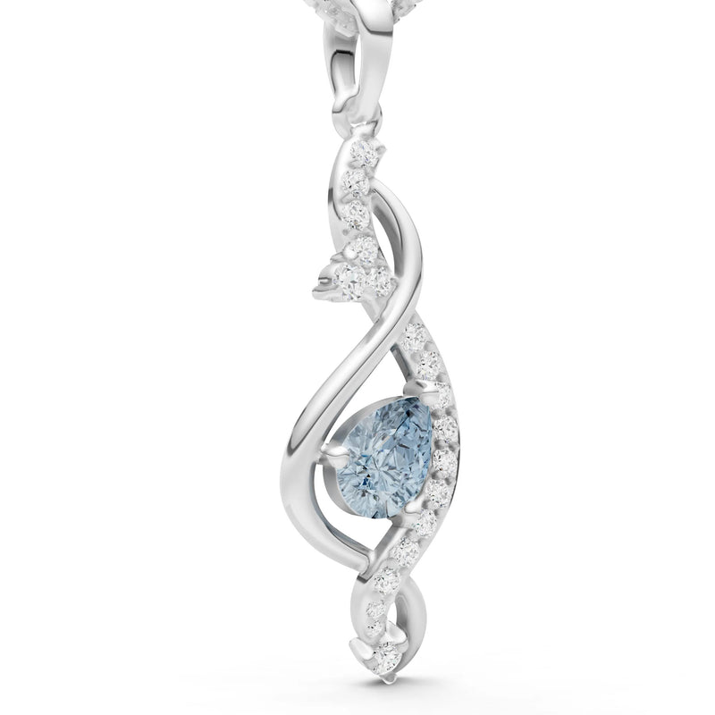 Infinity Drop Entwine Glimmer Pendant