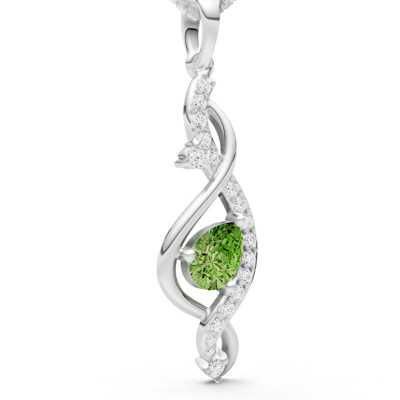 Infinity Drop Entwine Glimmer Pendant
