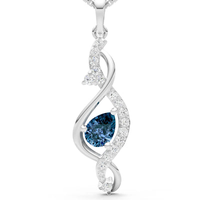 Infinity Drop Entwine Glimmer Pendant