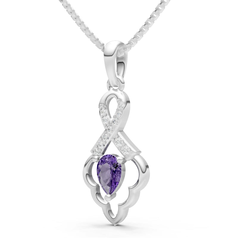 Amethyst Loop Pendant
