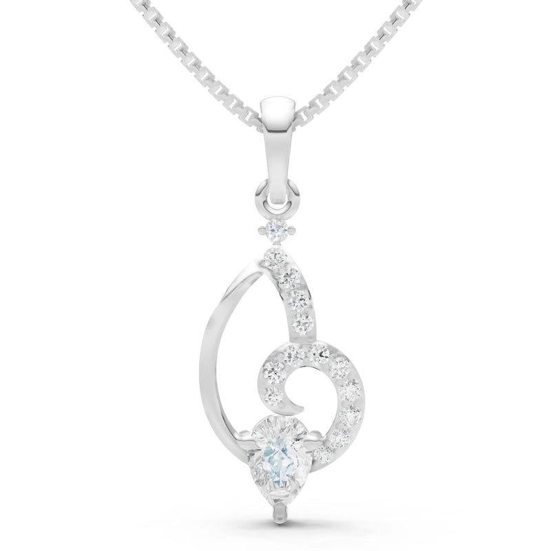 Diamond Butterfly Wing Pendant