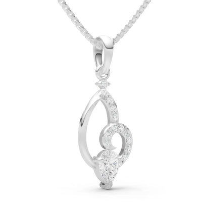 Diamond Butterfly Wing Pendant