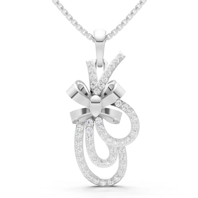 Tied Scrollwork Adorn Pendant