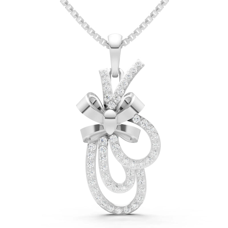 Tied Scrollwork Adorn Pendant