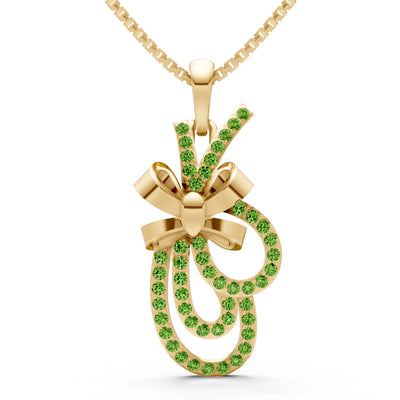 Tied Scrollwork Adorn Pendant