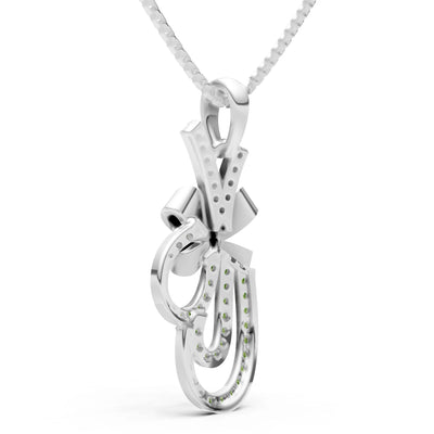 Tied Scrollwork Adorn Pendant