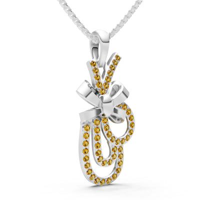 Tied Scrollwork Adorn Pendant