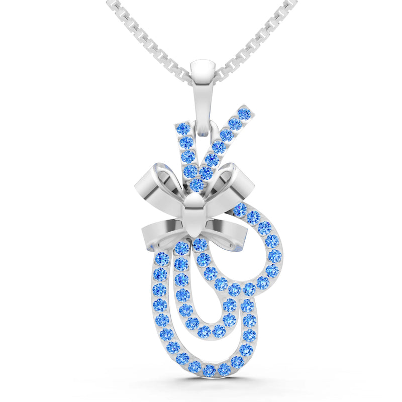 Tied Scrollwork Adorn Pendant