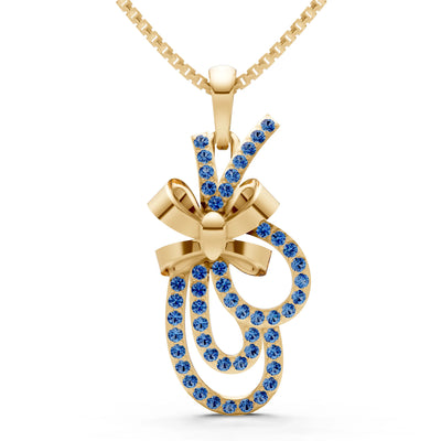 Tied Scrollwork Adorn Pendant