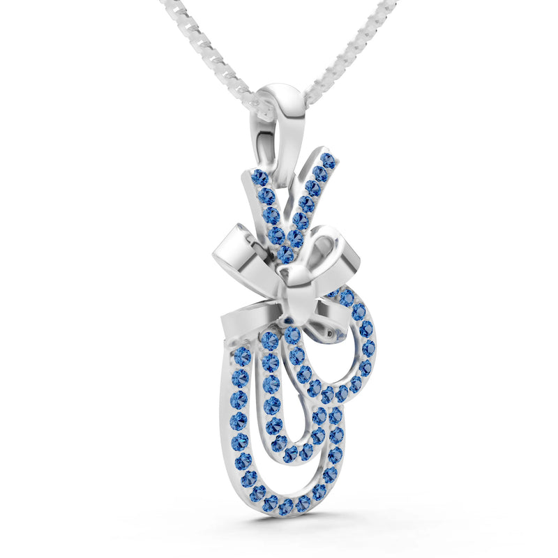 Tied Scrollwork Adorn Pendant