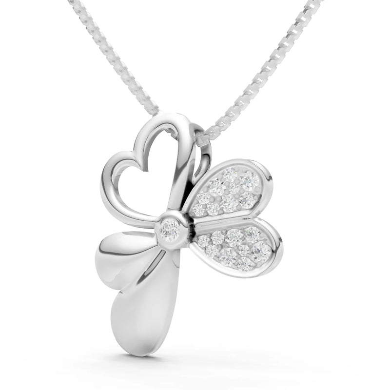 Clover Heart Pendant